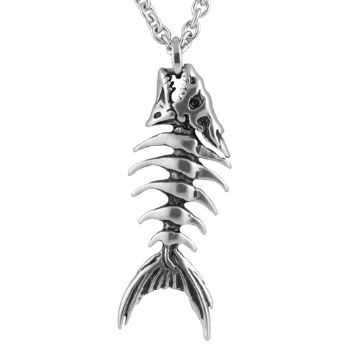 fish bones necklace