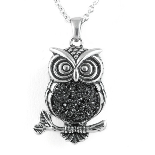 Mid Nighter Owl Necklace